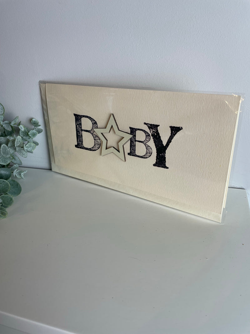 Handmade New Baby card