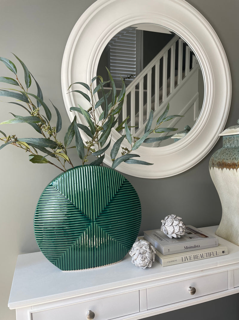 Green Willow seeded eucalyptus spray stem