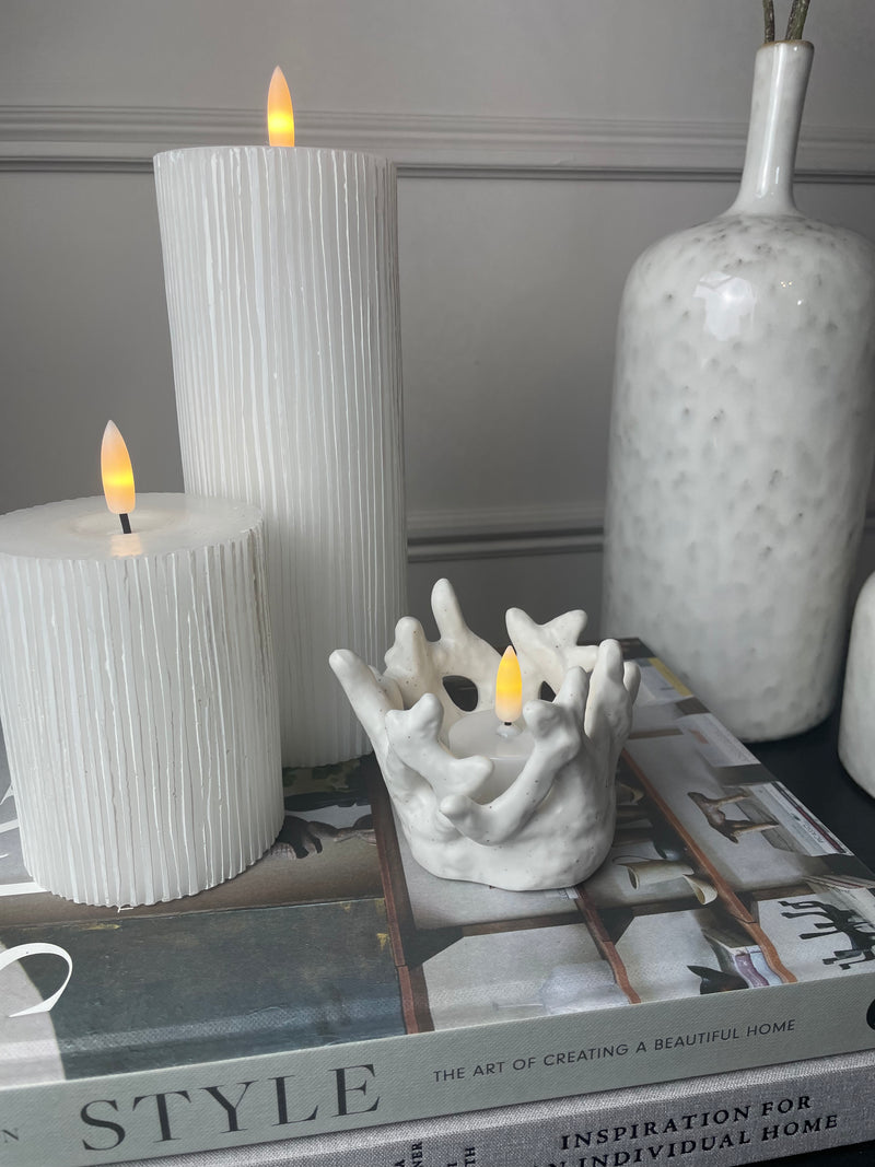 Coral Votive Candle Holder