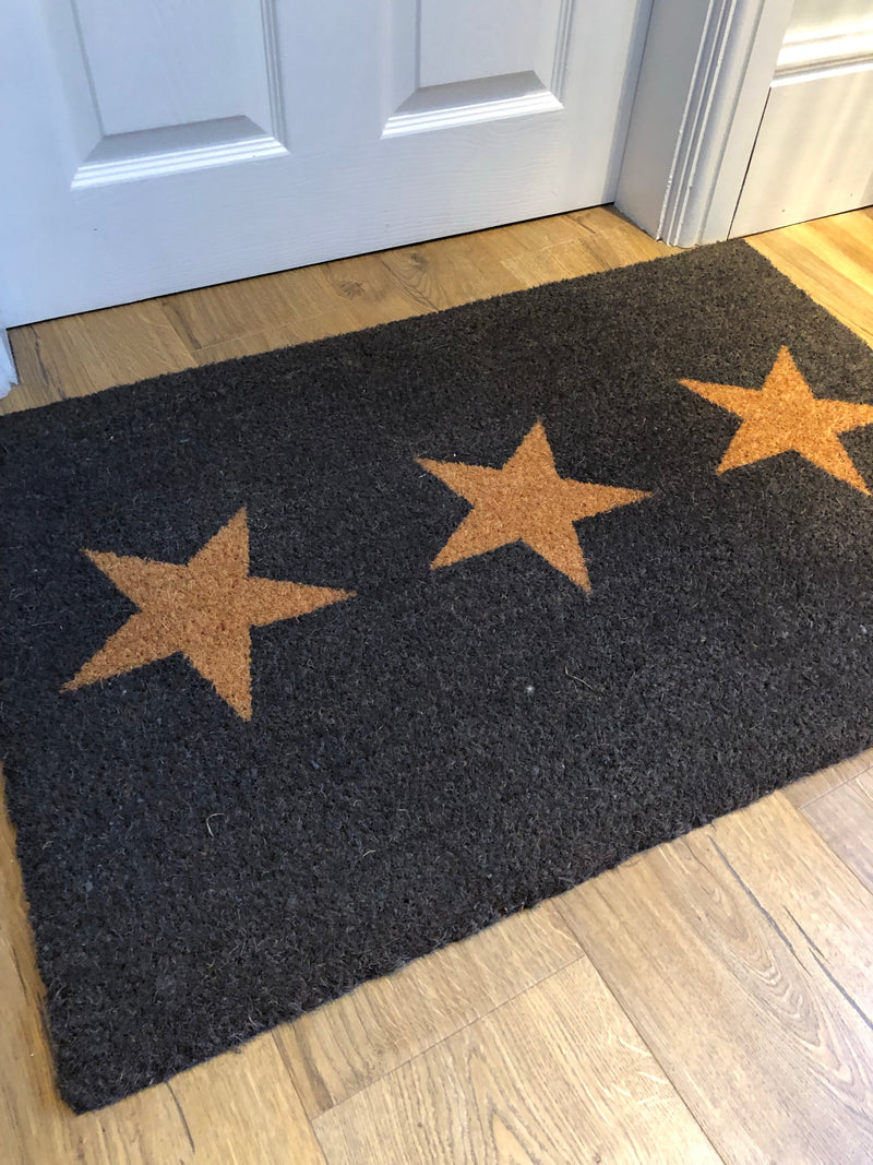 Regular 3 star doormat rug coir
