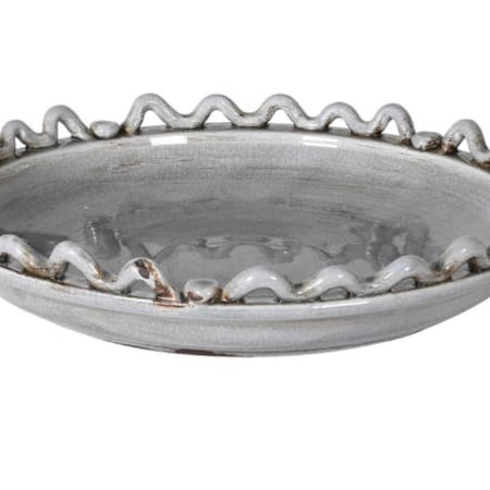 Large Grey wave bowl