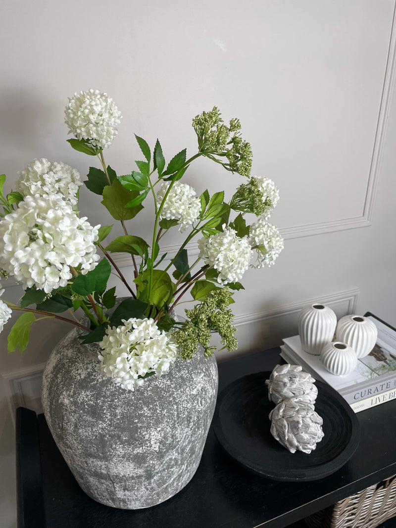 Viburnum Opulus snowball floral stem