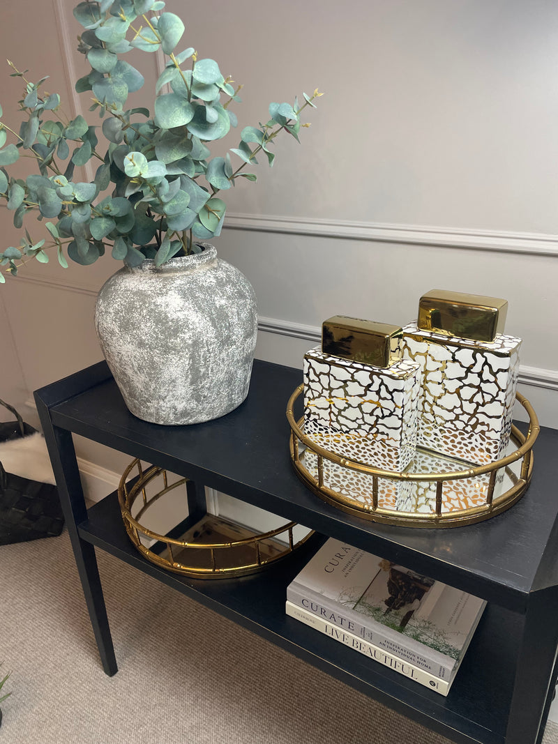 Gold sales bamboo table