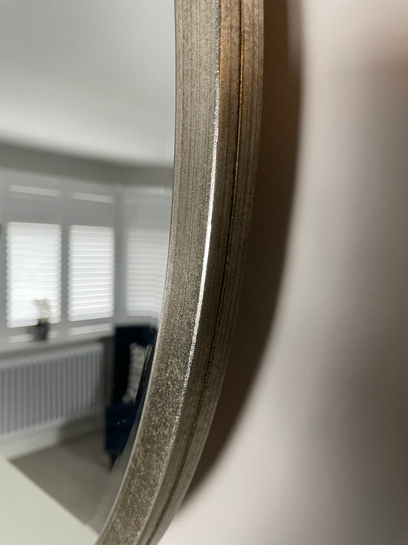 Round Simple champagne Silver mirror 80cm & 60cm