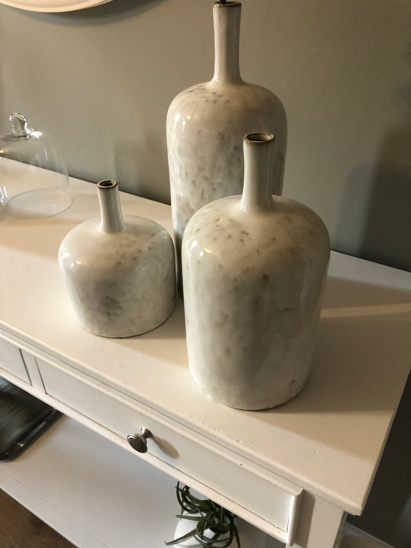 Small ceramic vormark bottle neck vase