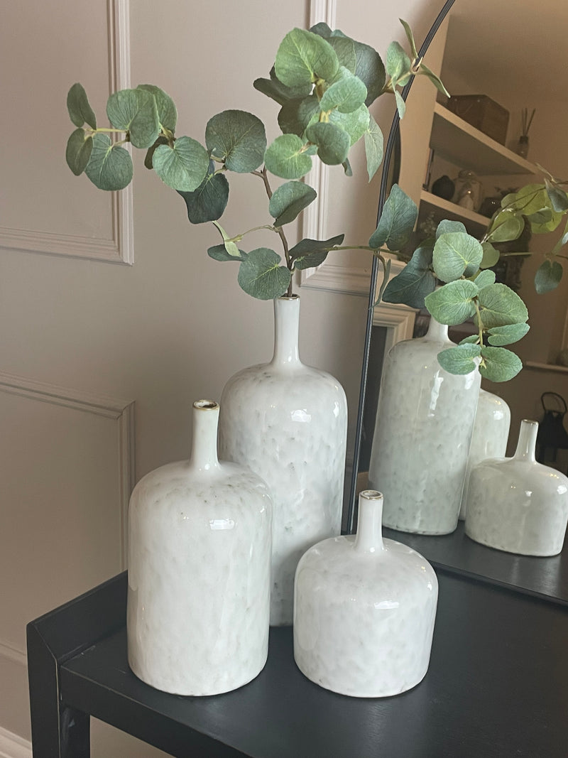Large ceramic vormark bottle neck vase
