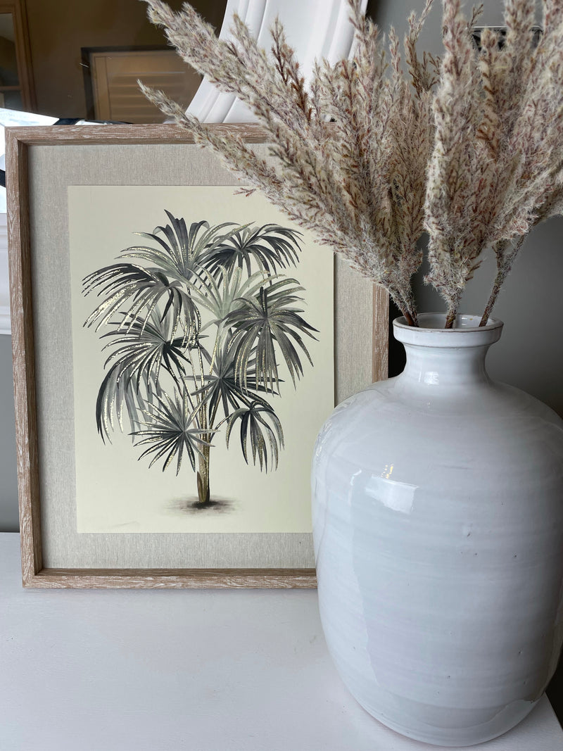 Set of two framed Palm prints