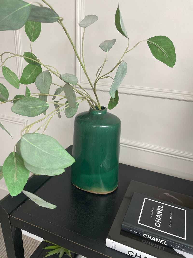 Emerald green Garda vase