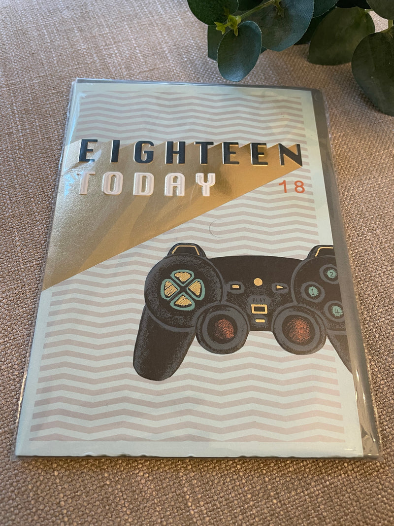 ‘18 Today’ Birthday card