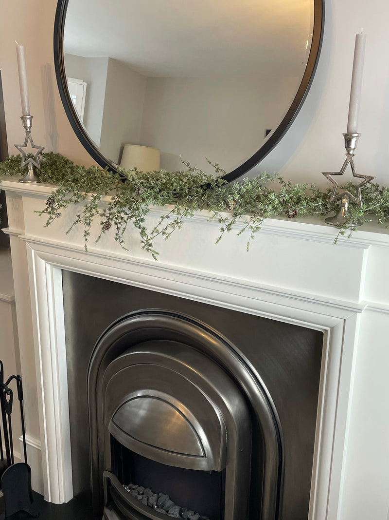 Thick Pine cone full long hanging garland 180cm