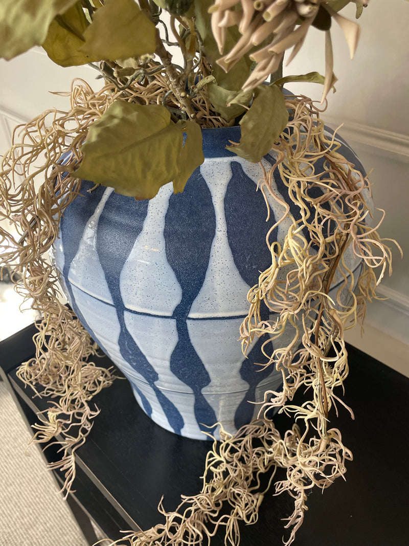 Faux Beige Spanish Moss Spray