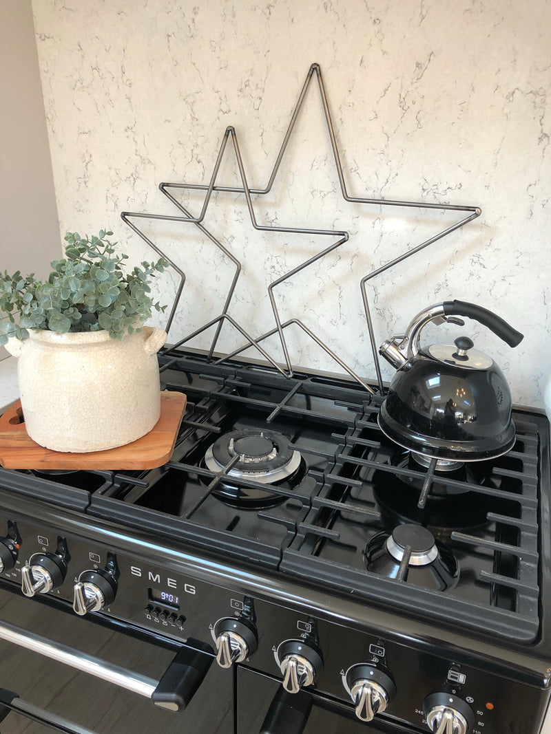 Large Farringdon metal outline star 60cm