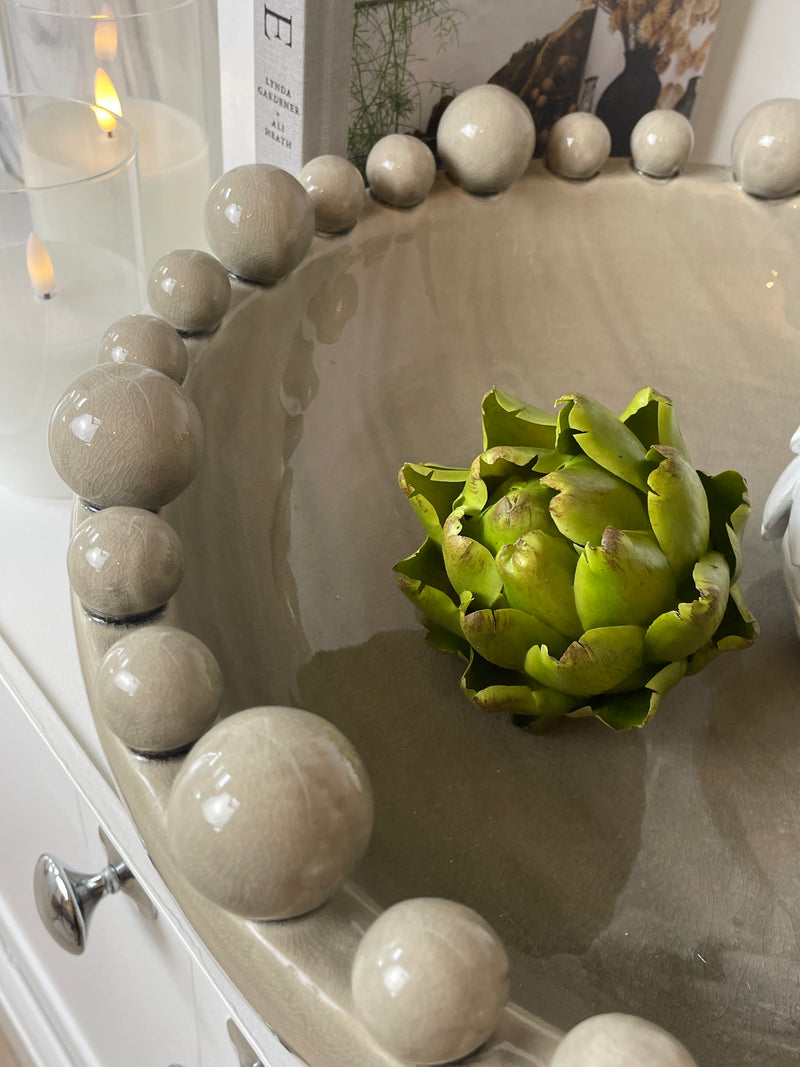 Green head faux artichoke