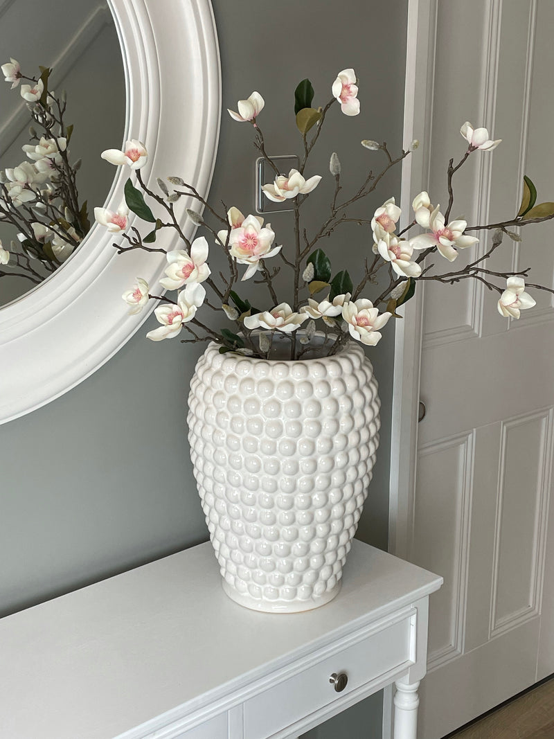 White Blush Magnolia stem