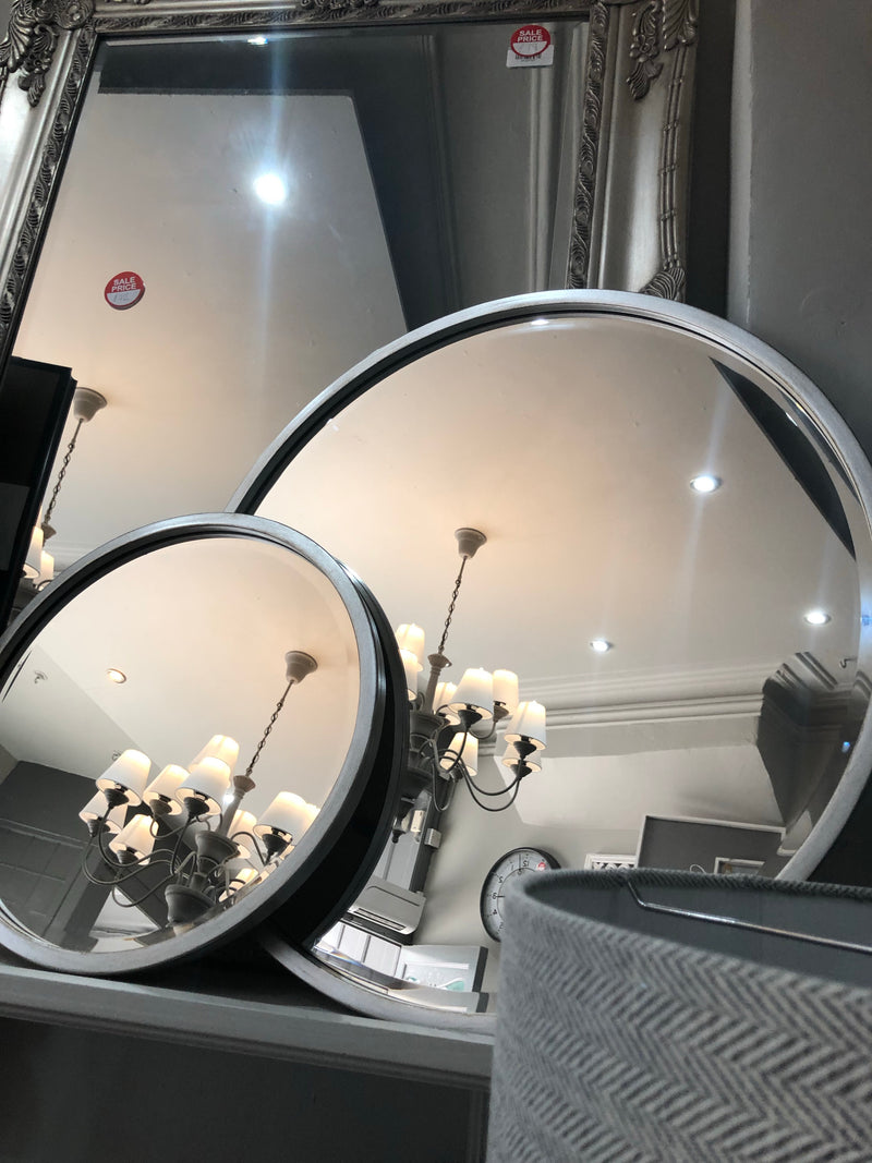 Round Simple champagne Silver mirror 80cm & 60cm