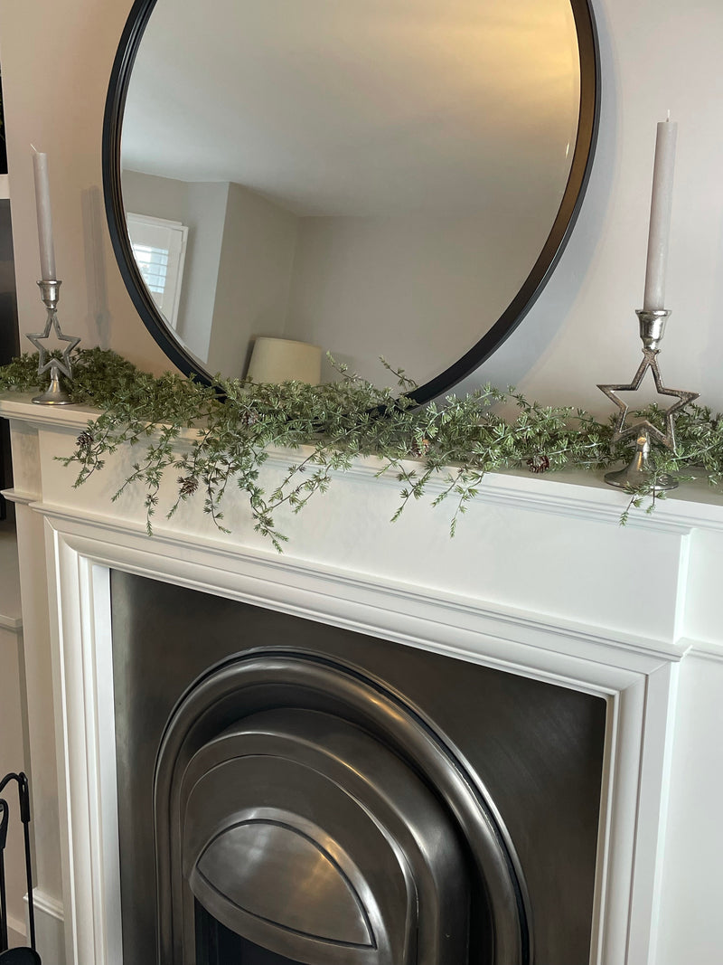 Thick Pine cone full long hanging garland 180cm